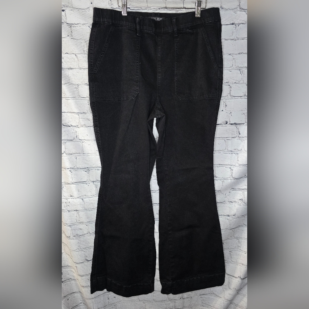 Judy Blue Black Pull On Flare Jean‎ Size 16W